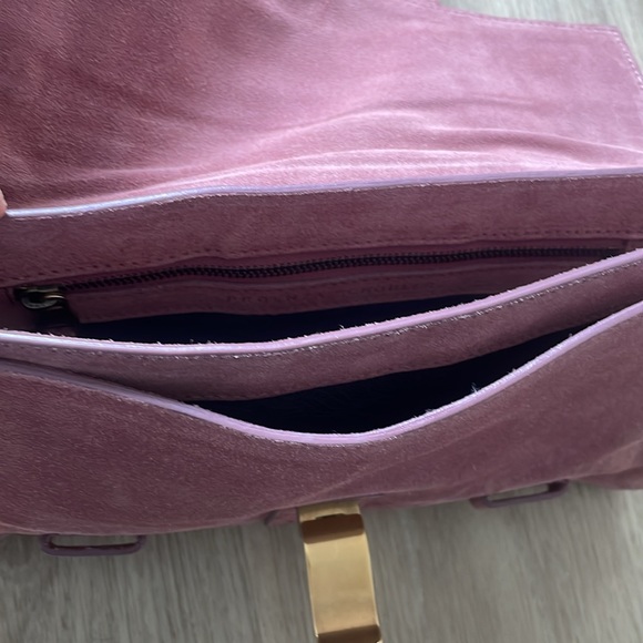 Proenza Schouler PS1 Suede Pochette in “Antique Pink” - Picture 10 of 13